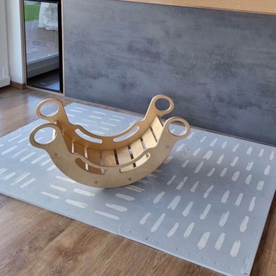 Scandi Stripes - azúrová // Baby Mat