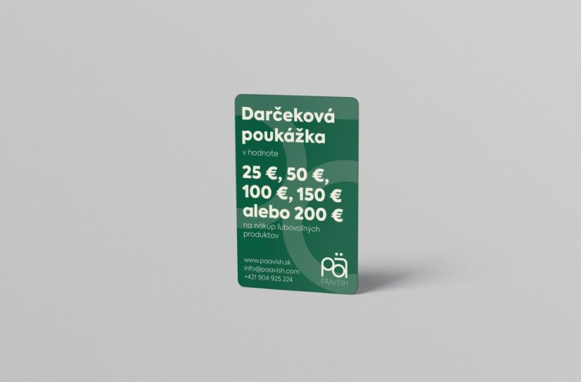 Darčeková poukážka 50 Eur