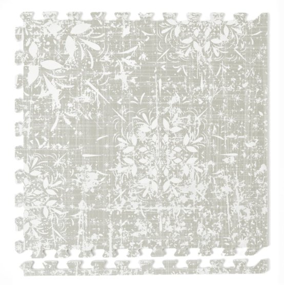 Flower Fusion - strieborná // Baby Mat