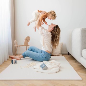 Podložka na hranie Scandi Flake v obývačke