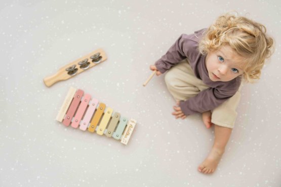 Scandi Flake - mandľová // Baby Mat