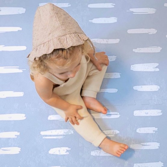 Scandi Stripes - azúrová // Baby Mat